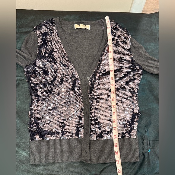🔥Michael Kors Sequin Embellished button down Sweater🔥 - Picture 3 of 6